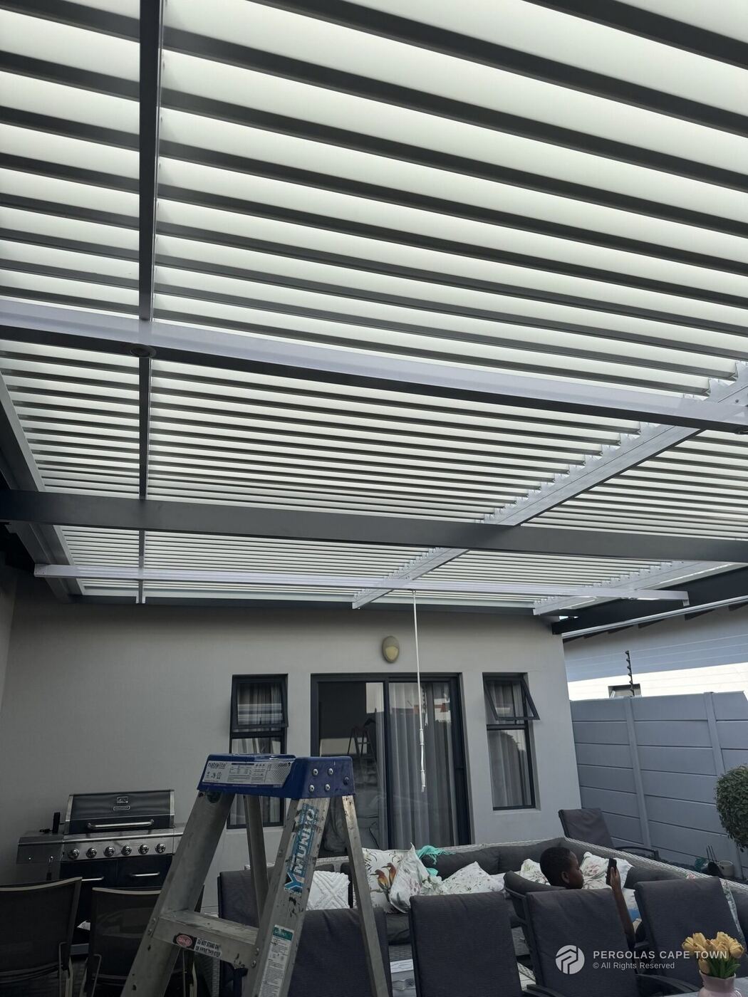 Aluminium Louvre Roof, Blouberg, Cape Town — view 5