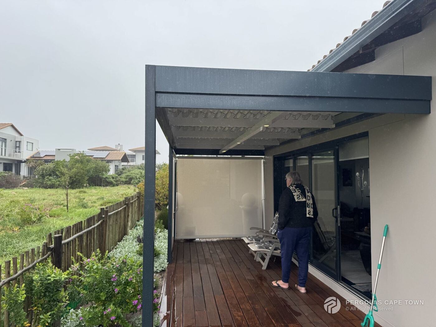 Aluminium Louvre Roof, Langebaan, West Coast — view 5