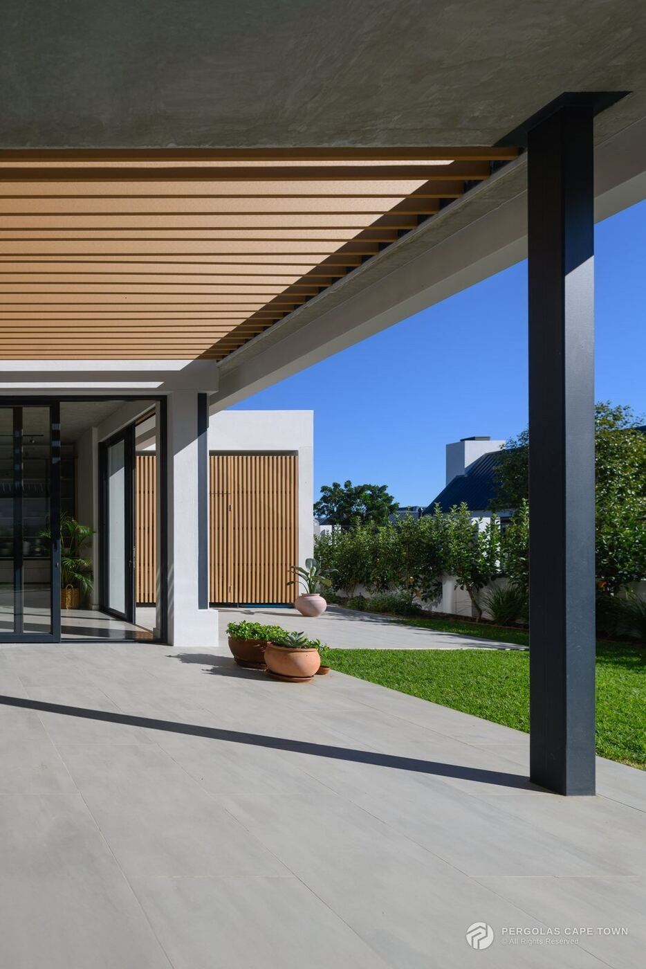 Composite Pergola, Tokai, Cape Town — view 2