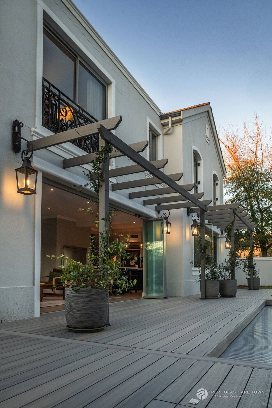 Composite Pergola, Val de Vie, Paarl — view 2