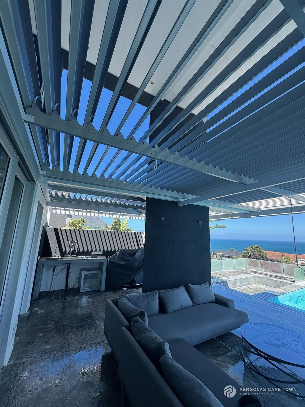 Aluminium Louvre Roof, Camps Bay, Cape Town — view 5