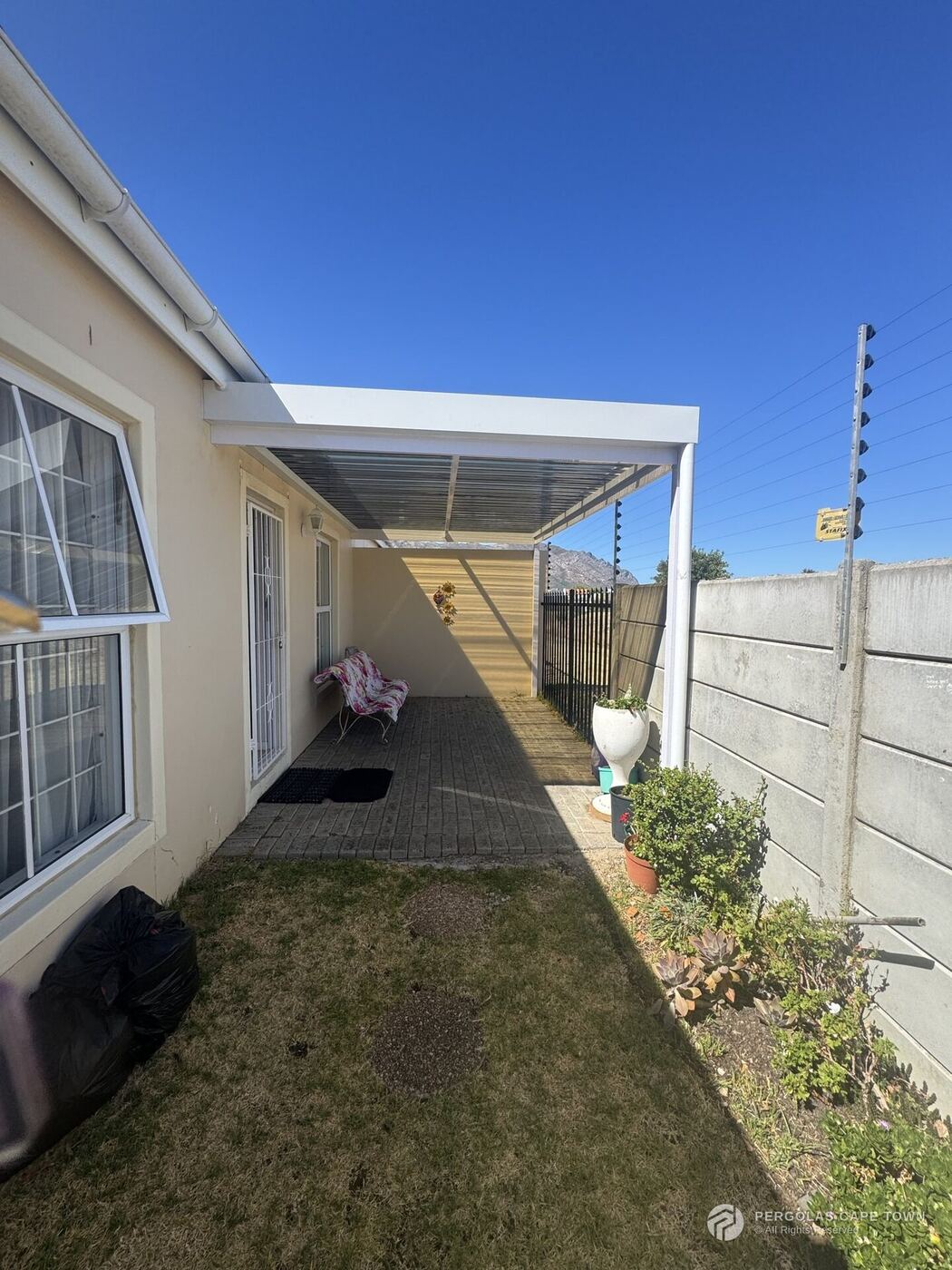 Polycarbonate pergola gordons bay