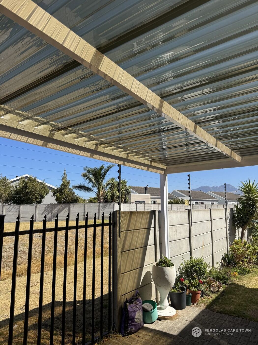 Aluminium Extruded Pergola, Gordon's Bay, Helderberg — view 4