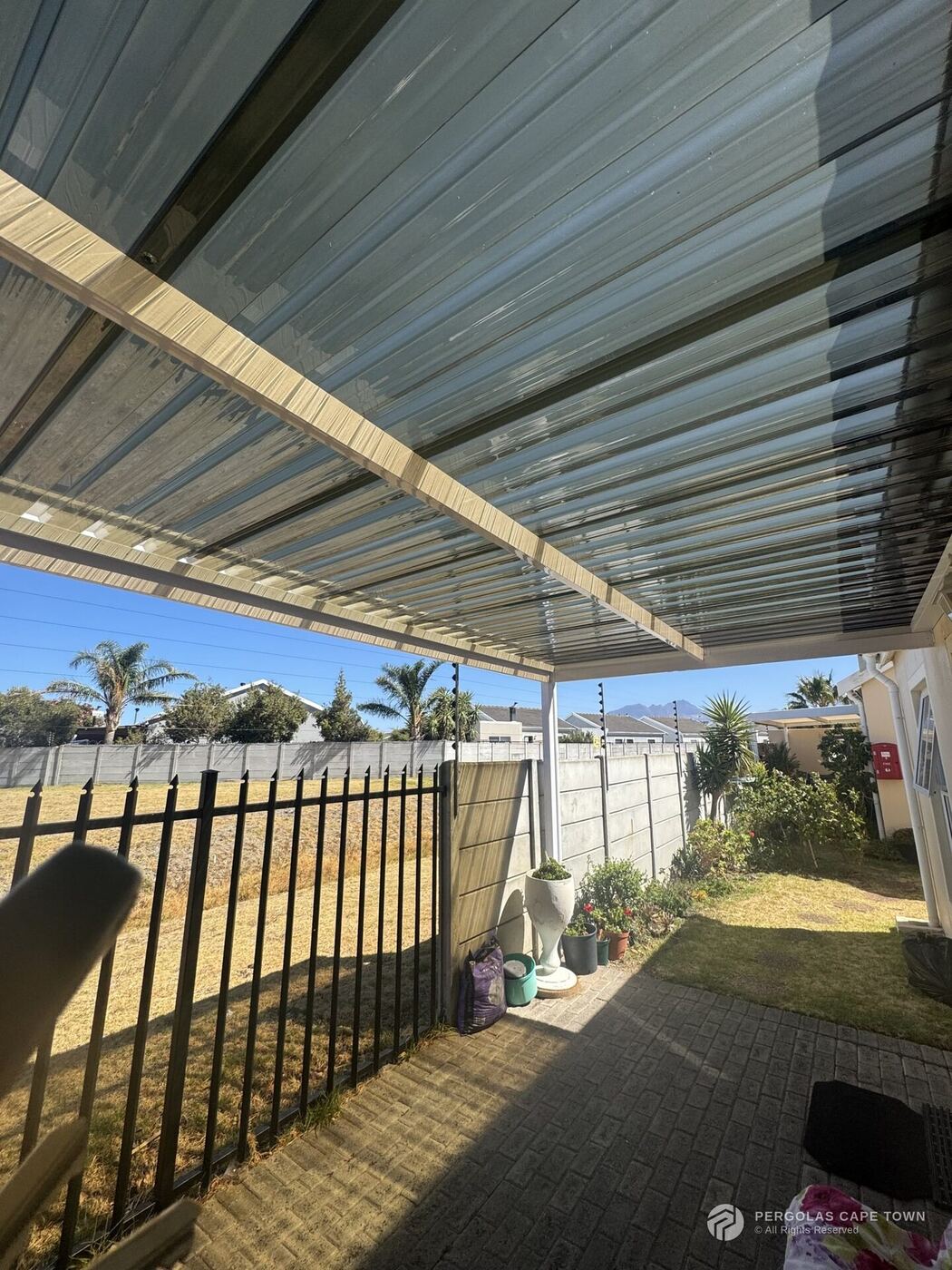 Aluminium Extruded Pergola, Gordon's Bay, Helderberg — view 5