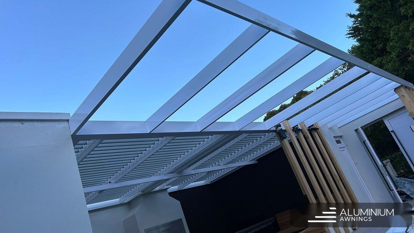 Aluminium Awnings — residential pergola installation