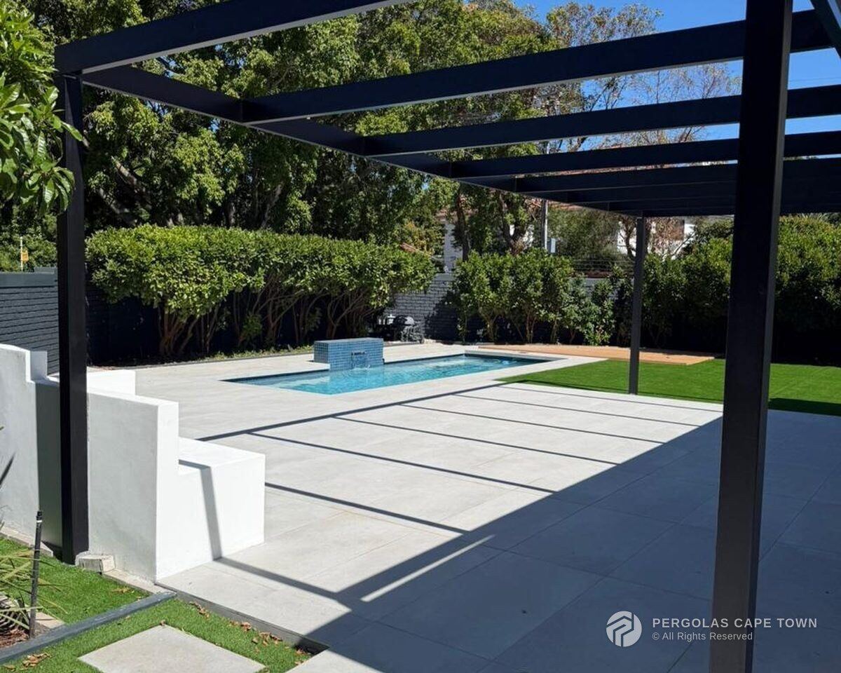 Aluminium extruded pergola